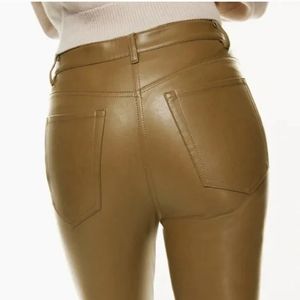 NWT Aritzia Wilfred Free Charm Pants size 4 rustical Brown